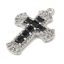 Латунные микро проложить кубического циркония подвески KK-P342-15P