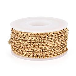 Шариковые цепи из нержавеющей стали 304 с ионным покрытием (IP) ручной работы&nbsp;STAS-F136-09G-10m