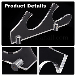 2-ярусные акриловые подставки для мечей ODIS-WH0086-122
