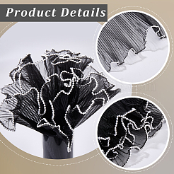 8 ярд полиэстеровой упаковочной сетки для букетов&nbsp;AJEW-CY0001-74A