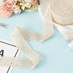 12 ярд хлопковых кружевных лент в форме ромбов DIY-WH0580-03