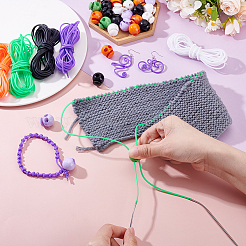 30 шт. 5-х цветные пластиковые шнуровые замки DIY-GA0008-51