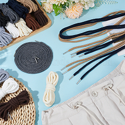 36 шт. 9-х цветные сменные шнуры-шнурки из хлопка AJEW-BC0009-10