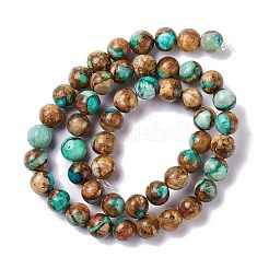 Собранные нити из натурального бронзита G-K317-A07-03