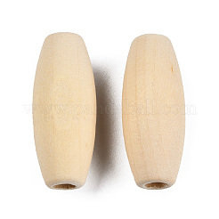 Незаконченная натуральная древесина европейский бисер WOOD-TD001-02