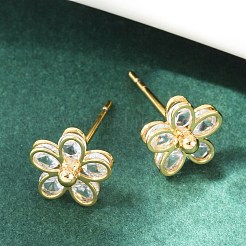 Латунные серьги KK-S348-421