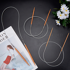 3 шт. 3 вида бамбуковых круговых спиц из нержавеющей стали TOOL-CA0001-08