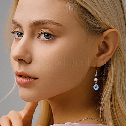 200шт прозрачные бусины лэмпворк ручной работы LAMP-HS0001-10