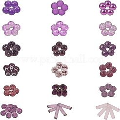 Разноцветные стеклянные бусины DIY-NB0001-14