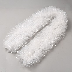 Плиссированная кружевная отделка из полиэстера в горошек&nbsp;OCOR-WH20006-03A-02