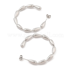 Серьги-гвоздики в форме капли из нержавеющей стали 304 для женщин&nbsp;EJEW-C120-20P