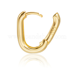 1 пара 925 серег-колец из стерлингового серебра&nbsp;EJEW-BBC0001-83G