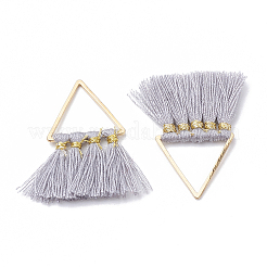 Кулон с кисточкой из поликоттона (полиэстер)&nbsp;LS-FIND-T012-01C