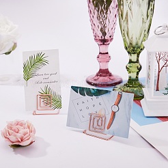 Держатели для карточек из углеродистой стали в стиле 18 шт.&nbsp;AJEW-SZ0001-80RG