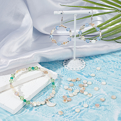 4 нити ab цветные бусины из натуральных пресноводных ракушек BSHE-SC0001-19