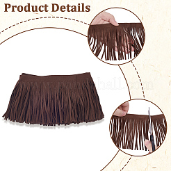 1 шт. замшевая тканевая лента с кисточками&nbsp;OCOR-GF0005-60A-04