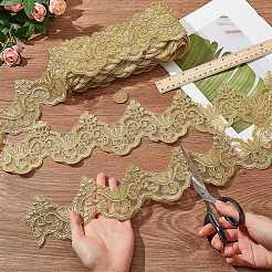 7.5 ярд полиамидной цветочной вышивки кружева для отделки аксессуаров одежды OCOR-NB0002-02