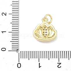 Латунные микро проложить кубического циркония подвески&nbsp;KK-K417-11B-G