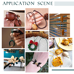 1 рулон 100 ярда круглой нейлоновой плетеной нити&nbsp;NWIR-PH0002-22H