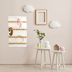 Войлочный подвесной органайзер для волос с когтями для женщин и девочек&nbsp;AJEW-WH0534-05A