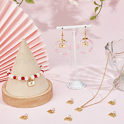 10 шт. подвески из латуни с покрытием на стойке с соединительным кольцом KK-BBC0015-96