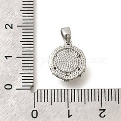 Плоские круглые подвески из натурального пресноводного жемчуга KK-K398-30P