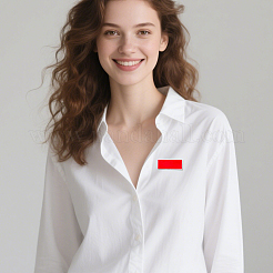 Прямоугольная пластиковая брошь фурнитура&nbsp;JEWB-CP0001-38A