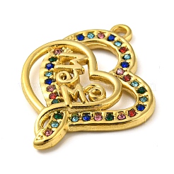 Ионное покрытие (ip) настоящие 18-каратные позолоченные подвески из нержавеющей стали 304 со стразами&nbsp;STAS-P341-07G-01