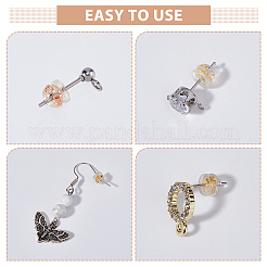 150 шт. 3-цветные силиконовые накладки на ушные гайки FIND-DC0004-44