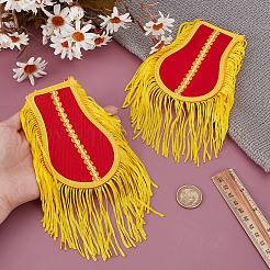 Погоны из полиэстера&nbsp;AJEW-WH0596-248B