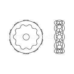 Оправы из кристаллов preciosa® maxima с несколькими камнями X-PRC-MA8-00030-P