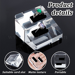 Дисплей с кольцами из акрила и ворса RDIS-WH0019-10