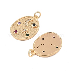 Латунные микро проложить кубического циркония подвески&nbsp;KK-L223-002G