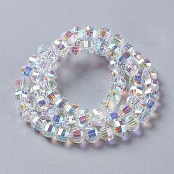 Стекло имитация австрийских хрустальных бусин GLAA-F108-03