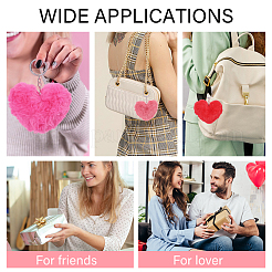 4шт брелок из полиэстера 4 цветов KEYC-GO0001-07