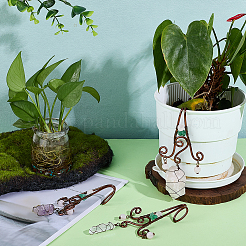 3 шт. самородки натурального зеленого авантюрина HJEW-OC00089