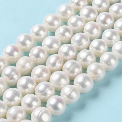 Нити из натурального культивированного пресноводного жемчуга PEAR-E018-03