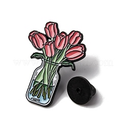 Эмалевые булавки в виде цветка тюльпана&nbsp;LS-JEWB-P050-03C-EB