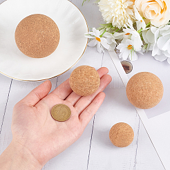 4шт 4 вида пробковых массажных мячей FIND-GA0004-34