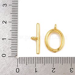 Овальные латунные застежки-тоглы&nbsp;KK-G548-35