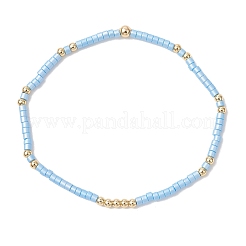 2 шт. набор эластичных браслетов из стеклянного бисера для женщин&nbsp;BJEW-MZ00296-02