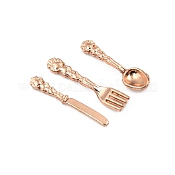 Пластиковые столовые приборы миниатюрные украшения&nbsp;PW-WGA9C53-03