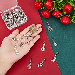 Рождественские елки из сплава HJEW-FG00005