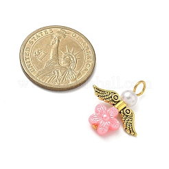 Подвески из непрозрачного акрила и тибетского сплава&nbsp;PALLOY-JF04400