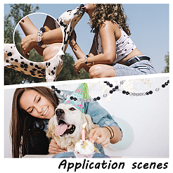 1 набор акриловых круглых бусин смешанного стиля&nbsp;SACR-PH0001-52D