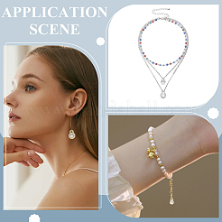 60шт латунные подвески из кубического циркония с микро-паве&nbsp;KK-WR0001-72