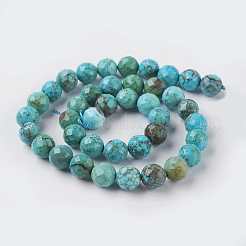 Бусины из натурального магнезита TURQ-K004-05-10mm