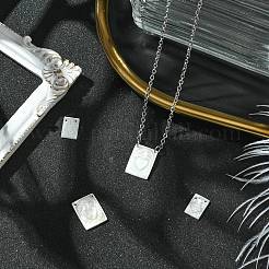 4 шт. 2 стиля подвески из натуральной белой перламутровой ракушки&nbsp;SHEL-CJ0001-37