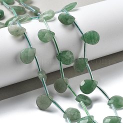 Естественный зеленый авантюрин бисер нитей G-K382-C08-01
