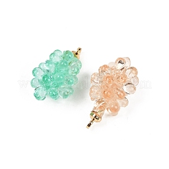 Прозрачные смоляные подвески RESI-L047-06